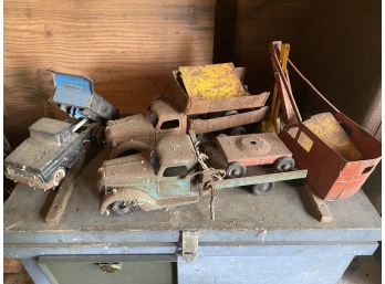 Old Metal Toy Trucks