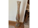 Tall Speckled Vase