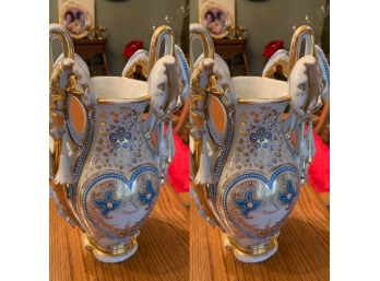 Pair Of Blue Vases
