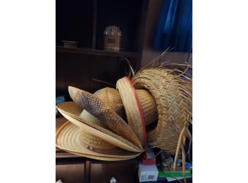 Lot Of Straw Hats