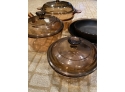 Smoky Brown Corning Pots