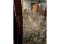 Antique Wood With Mother Of Pearl Curio