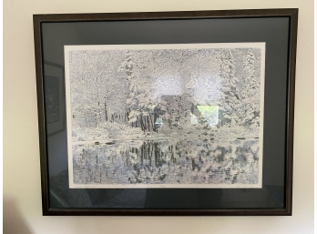 “Winter Reflections” Litho Signed And Numbered