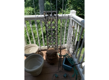 Lot Of Assorted Outdoor Decor