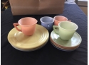 Miniature Tea Set With Saucers And Plates