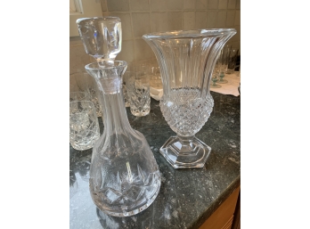Decanter And Vase