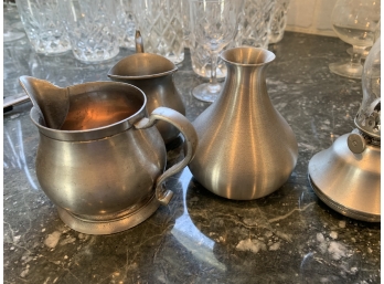 Lot Of 4 Pewter Pieces