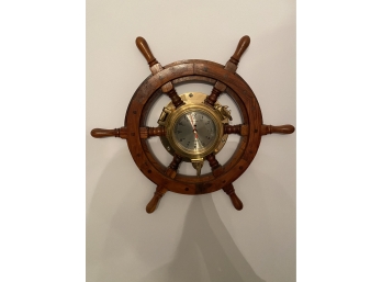 Ships Wheel Clock