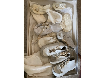 Lot Of Baby Shoes & Booties