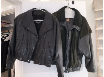 Two Leather Jackets.