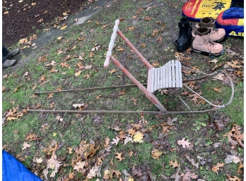 Antique Ice-skating Chair