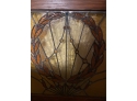 Antique Stained Glass Cabinet Door