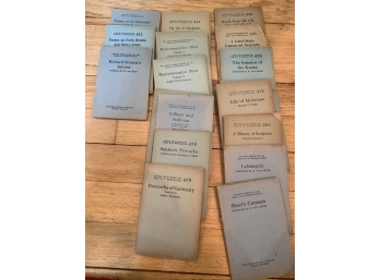 Lot Of 1920s Abbreviated Classic Literature And Pamphlets