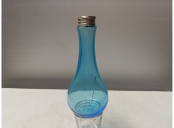 Blue Light Bulb-shaped Bottle Flask