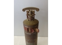 Quick Aid Brass Hand Pump Wall Mount Fire Extinguisher With Wall Bracket