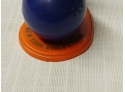 1939 New York World's Fair Blue And Orange Plastic Salt And Pepper Shakers