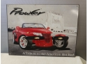 Plymouth Prowler Hot Rod Tin Advertising Sign