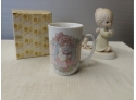Enesco Precious Moments Bride Figurine And Mother's Day Mug With Box