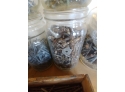 10 Containers Of Assorted Nails Tacks And Screws