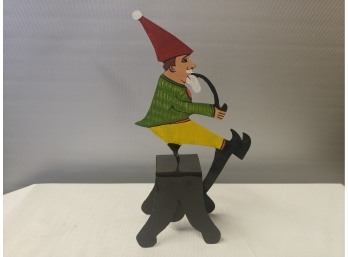 Gnome Smoking Pipe Balance Toy