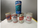 4 Vintage Beer Cans In A 1976 Centennial White Rock Club Soda Can