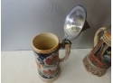 Two German Musical Steins( Neither Music Box Works)