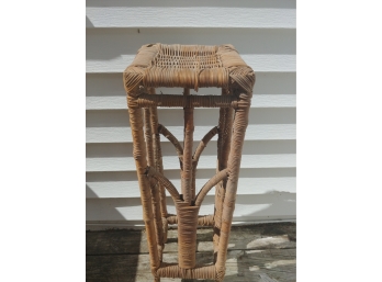 Small Wicker Drink Stand
