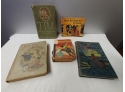 5 Piece Children's Book Lot Including Little Red Riding Hood And Tom Thumb Thumb