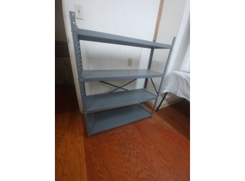 Gray Metal Storage Shelf