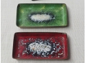 Three Mid-century Enamel Over Copper Dishes
