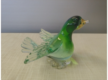 Murano Glass Bird Sculpture