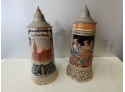 Two German Musical Steins( Neither Music Box Works)
