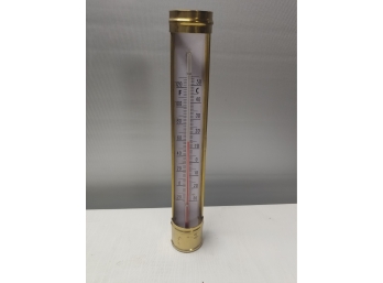 Brass Hanging Thermometer