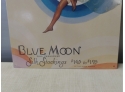 Embossed Blue Moon Silk Stockings Advertising Sign