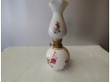 Vintage Japanese Rose Decorated Kerosene Lamp By Chadwick Incorporated