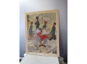 Norman Rockwell Mid-century Wall Plaque  Entitled Sunday Morning