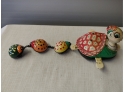 Japanese Friction Turtle With Ladybug Followers