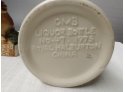 Royal Halburton China State Of New Hampshire Liquor Bottle 4 Old Mr. Boston Whiskey