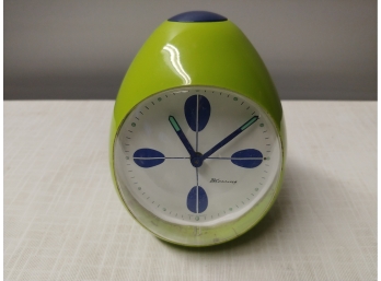 1968 Blessing Mid-century Egg-shaped Alarm Clock Made In West Germany