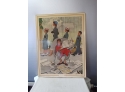 Norman Rockwell Mid-century Wall Plaque  Entitled Sunday Morning