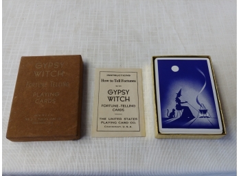 Gypsy Witch Fortune-telling Playing Cards Mint In Box