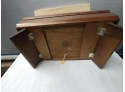 Vintage Japanese Mahogany Pool Table Musical Jewelry Box