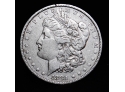 1881-O Morgan Silver Dollar 90 Percent Silver XF Plus / Au W/ Capsule (fkc5)