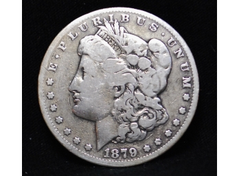 1879 Morgan Silver Dollar 90 Percent Silver BETTER DATE NICE (bz4)