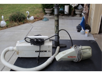 Bell Tire  Pump, Kenmore Hand Vacuum, Orick Hand Vacuum