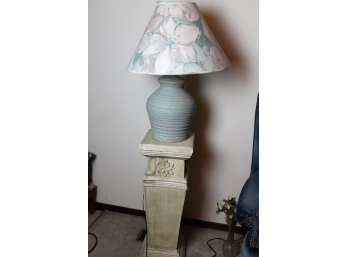 Lamp And Pedestal
