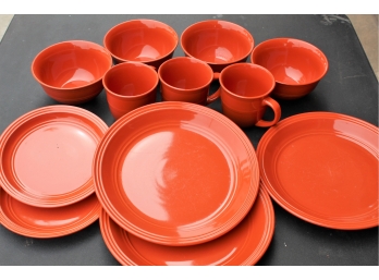 Orange Mainstays Dishware