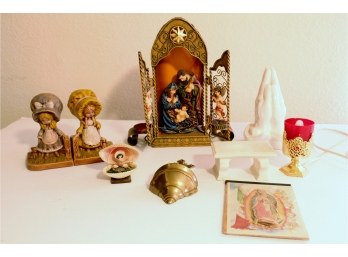 Nativity, White Praying Hands, Bookends, Miscellaneous