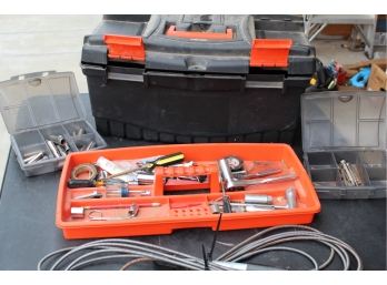 Black & Decker Tool Box, Wrenches, Sewer Snake