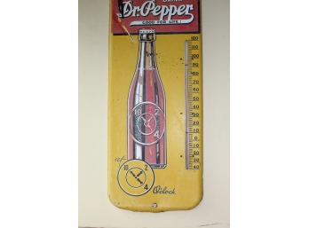 Dr Pepper Vintage Thermometer Sign